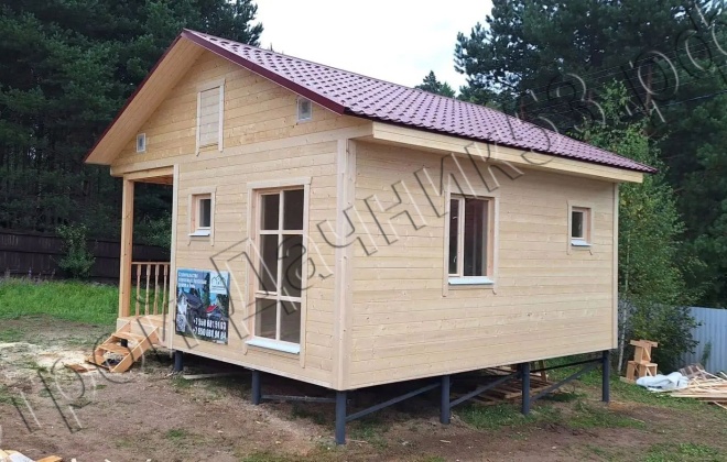 2 Каркасный дом Д–19, 6x6 м, 36 М², Тульская область, Заокский район, КП Наткино (3)